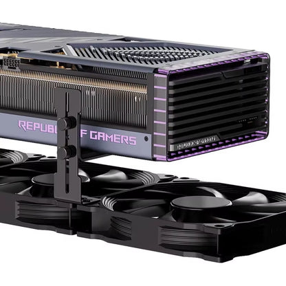 Computer Graphics Card Holder Chassis Fan Support Fixed Metal Bracket 6-96Mm Adjustable GPU Holder