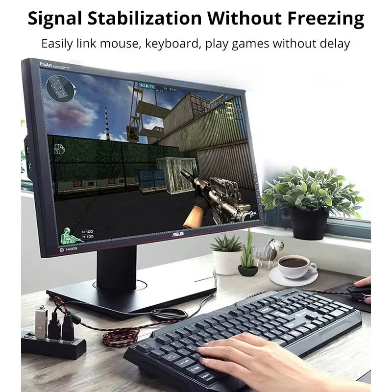 Switch Extension Hub 7-Port USB2.0 Hub Computer USB Extension Hub One Drag Seven USB2.0 Splitter PC Laptop Desktop